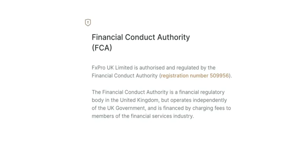 مجوز های بروکر FxPro